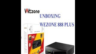 UNBOXING WEZONE 888 SET TOP BOX [upl. by Maffei]