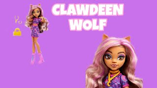 MONSTER HIGH G3  CLAWDEEN WOLF💜  UNBOXING amp REVIEW 🎁 [upl. by Graf]