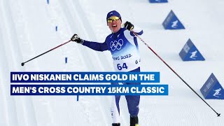 Cross Country Skiing Beijing 2022  Mens 15km Classic highlights [upl. by Hefter]