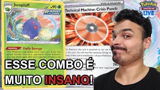 Jumpluff  Socão Crítico é MUITO roubado  Gameplay Pokémon TCG Live [upl. by Ire]