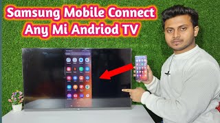 Samsung phone connect to android tv  android tv me Samsung phone kaise connect kare [upl. by Tu]