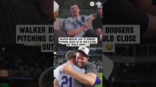 Walker Buehler is a legend for this 🤣 [upl. by Quincey]