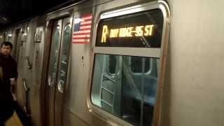 IND Queens Boulevard Line Manhattanbound R160B R Express TrainJackson HeightsRoosevelt Avenue [upl. by Latty836]