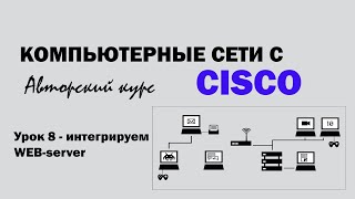 Компьютерные сети с CISCO  УРОК 8  Интегрируем Webserver [upl. by Lavinia]