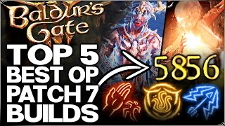 Baldurs Gate 3  5 New Best GAME BREAKING Evil Builds  Easy Patch 7 Honour Mode  Build Guide [upl. by Ater]