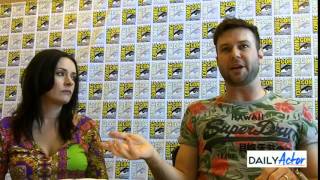 Drunk History Interview with Paget Brewster and Taran Killam [upl. by Far631]