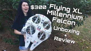 Review The Millennium Falcon XL Quadcopter  300 MSRP [upl. by Yasdnil]