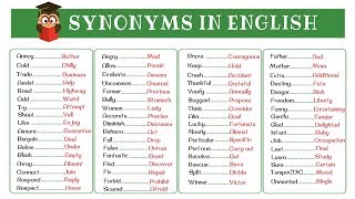 120 Super Common Synonyms to Increase Your Vocabulary in English [upl. by Teemus]