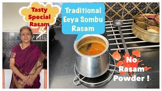 Traditional South Indian Rasam  Special Eeya Sombu Rasam  Easy amp Tasty  No Rasam Powder [upl. by Griffie]