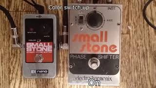 Electro Harmonix Small Stone V2 vs Nano [upl. by Nie]