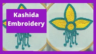 Kashida Embroidery  Malayalam  Thread and Needle by Sruthi [upl. by Lerrej]