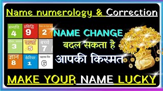 Numerology Name numerology and name correction name numerology calculator lucky name numerology [upl. by Lyman]