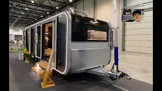 Adria Astella 704 HP luxury caravan travel trailer new model RV Camper walkaround and interior K367 [upl. by Eegnat]