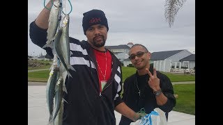 Jacksmelt Pier Fishing with Sabiki Rigs Redwood City CA ITGETSREEL Episode 2 [upl. by Wynne]