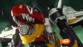 Power Rangers Dino Super Charge All Megazord Fights Episodes 1 8 [upl. by Siraval]