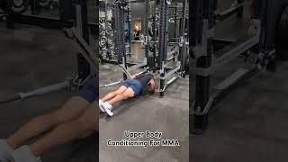 Upgrade Upper Body Conditioning For MMA With This Arm Only AirBike Band Assist Pushup Superset 🥊💥💪 [upl. by Dam]