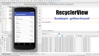 RecyclerView  Part 3 BaseAdapter  getView dissected [upl. by Franciska]