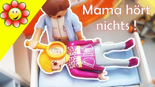 Mama im Krankenhaus  Neue Playmobil Folgen von Familie Blume  Playmobil Filme [upl. by Enomahs]