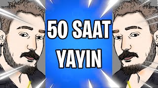 50 SAAT YAYIN KİMLER DAYANA BİLİR  😎 [upl. by Aiuqcaj]