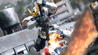 Gundam Barbatos vs graze  short assamble1 [upl. by Jerman]