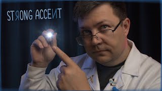 ASMR Strong Russian Accent Doctor Examination  soft spoken roleplay [upl. by Ttocserp]