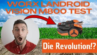 WORX Landroid Vision M800 Test amp Erfahrungen  WR208E Mähroboter [upl. by Lebasy]