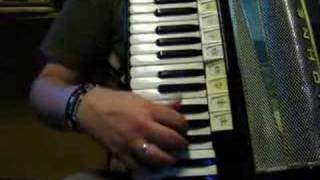 Tutorial  How to play quotTresquot by Juanes Accordion Part1 [upl. by Nirb116]