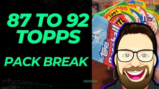 Junk Wax Best Breaking Topps Baseball Card Packs from 19871992 [upl. by Yrolg]