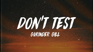 Gurinder Gill  Dont Test LyricsMeaning [upl. by Piderit]