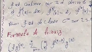 Formule de Leibniz  analyse 2 [upl. by Stent]