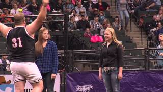 Justin Rumford at Worlds Toughest Rodeo St Paul MN [upl. by Gilroy]