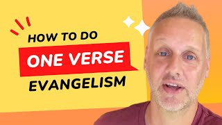 How to do One Verse Evangelism with Romans 623 [upl. by Sadie]