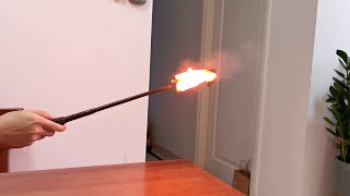 Harry Potter Magic Wand Fireball Unboxing and Review 2022  Does It Work [upl. by Eikcaj]