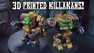 3d Printed Ork tanks and more [upl. by Ahsiled]