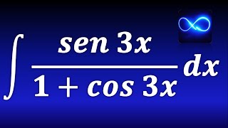 Integral trigonométrica completando derivada seno entre coseno [upl. by Eselahc]