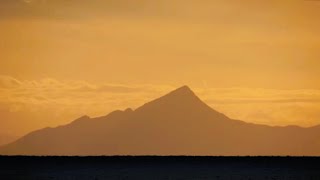 La costa siciliana da Cefalù a San Vito Lo Capo vista da Filicudi [upl. by Ditter]