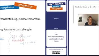 Parameterdarstellung in die Allgemeine Form bringen [upl. by Domela642]