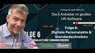 quotHR Software Battlequot Folge 6  Digitale Personalakte  HCM4all Personio HiBob SD Worx amp HR Puls [upl. by Leyla600]