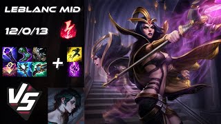 MID LeBlanc vs Hwei  EU Master Patch 1419 [upl. by Nibas]