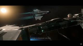 Space Base DryDock StarCitizen  CitizenCon2954 [upl. by Gnirps]