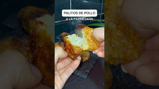 PALITOS DE POLLO A LA PARMESANA🍗 reggaeton mundial receta saludable pollo [upl. by Asylla924]