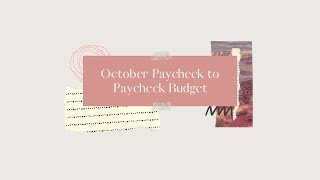 October biweekly budget [upl. by Enelyahs706]