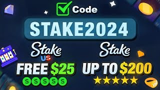 STAKE PROMO CODE quotSTAKE2024quot — upto 200 BONUS on Stake or FREE 25 STAKE CASH on Stake US review [upl. by Nitz]