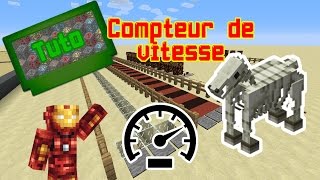 TUTO MINECRAFT 1  Compteur de Vitesse pour Chevaux [upl. by Herbie]