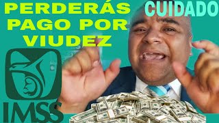 Tú PERDERÁS PAGO Por VIUDEZ IMSS 202223 Mucho CUIDADO CÓNYUGE [upl. by Saretta711]