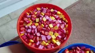 How much Starburst candy does a 5 gallon bucket hold [upl. by Bennion]