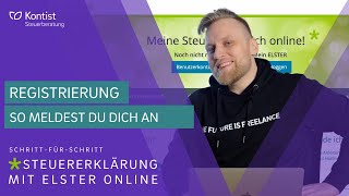 Registrierung bei ELSTER online 2022  mein Elster Tutorial  Deine Anmeldung in nur 5 Schritten [upl. by Giacopo]