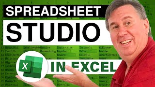 Excel  Spreadsheet Studio Episode 1627 [upl. by Pendleton]