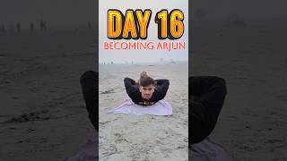 Becoming Arjun 📿 shortsfeed shorts vlog premanandjimharaj rajayadavfitness yoga sprituality [upl. by Cherice576]