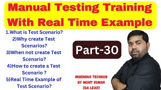 Manual Testing Tutorial With Real Time Examples Part30 [upl. by Morten628]